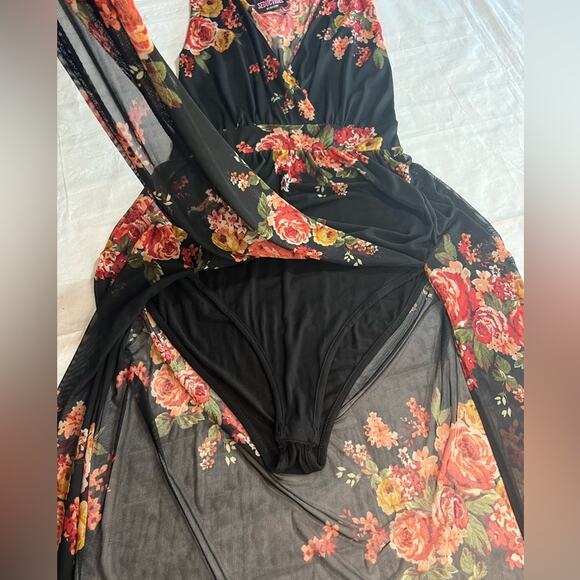 Seductions Mesh Dress Small NWOT - Picture 4 of 6